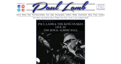 Desktop Screenshot of paullamb.com